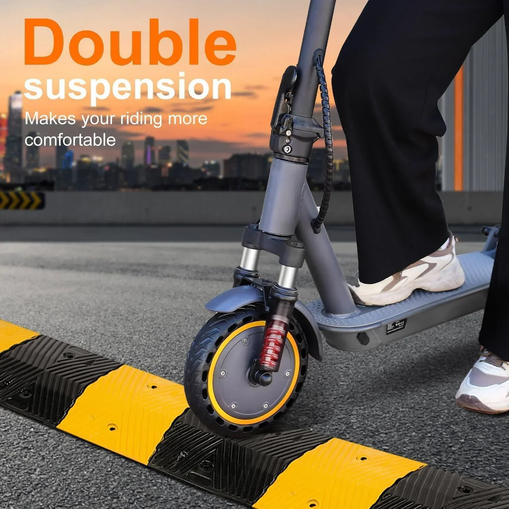 Electric Scooter 350W/500W Motor, 8.5/10 Solid Tires, 19/22 Mph, 28/21/12 Miles Range