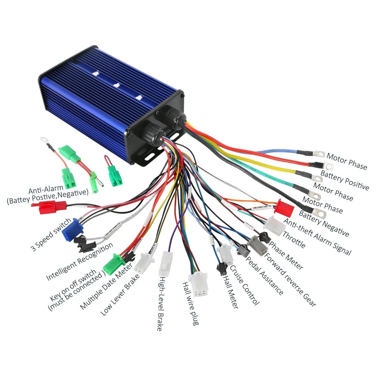 Boma 72V 3000W Brushless Motor Kit With Controller And Battery - MY1020