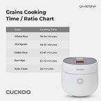 CUCKOO Micom Rice Cooker, 6-Cup Uncooked / 12-Cup 3-Quart Cooked Capacity - White
