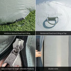 Inflatable Spray Paint Booth Tent 28X15X10FT With Two Blowers - 950W+280or380W