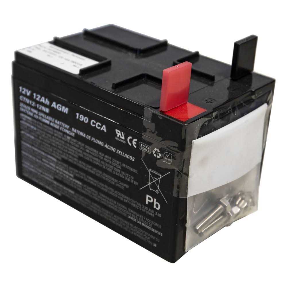 Ariens 12V 12A 190CCA Battery - 04738800, 04591900, 04382200