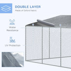 PawHut Dog Kennel Playpen With Waterproof Cover, 15' x 15' x 7.5' - D02-049V02