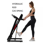 Folding Electric Treadmill With 3.5HP Motor, 300LBS Capacity And Incline