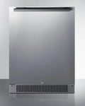 Built-In Outdoor All-Refrigerator, 24 in Wide, Stainless Steel, LHD