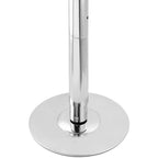 KFFKFF Dance Pole Set, 45mm Stainless Steel, Silver - HM-590S