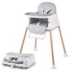 3-in-1 Convertible Baby High Chair and Booster, Ages 6 Months and Up, Unisex