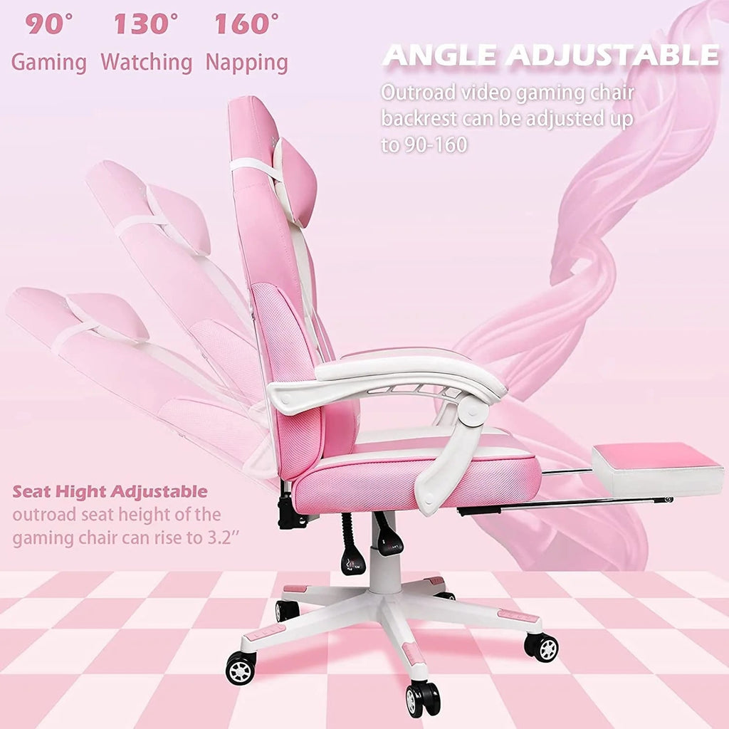 Racing Style Gaming Chair, 300 lbs Big And Tall High Back Computer Chair