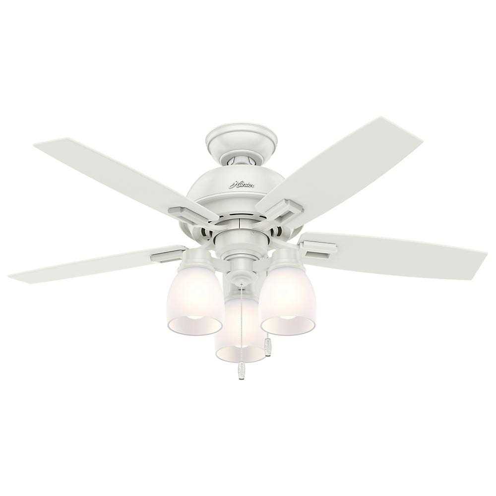 Hunter Ceiling Fan With Bowl Light Fixture And 44in Blades - Donegan