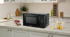 Compact Countertop Microwave Oven, 0.7 Cu. Ft., 700W, Black