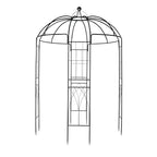 Ktaxon Birdcage Garden Arbor 81.5 x 81.5 x 106.7 in, Black