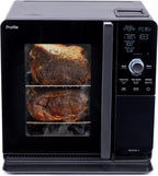 GE Profile Smart Indoor Pellet Smoker With Active Smoke Filtration, 5 Smoke Settings, WiFi Connected - Black