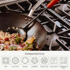 Made In Cookware 13in Seasoned Carbon Steel Wok - Sweden