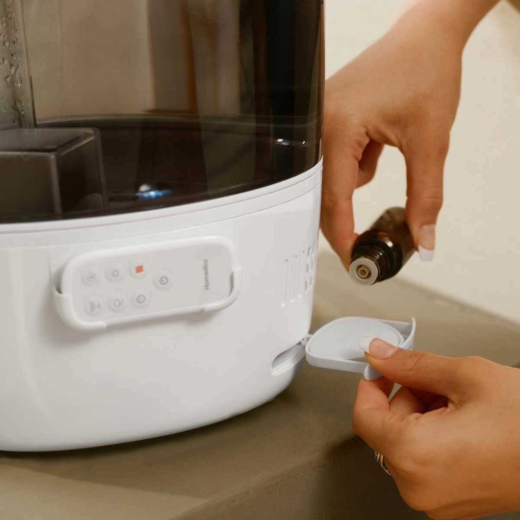 Homedics Warm/Cool Mist Ultrasonic Humidifier With UV-C Technology And Remote