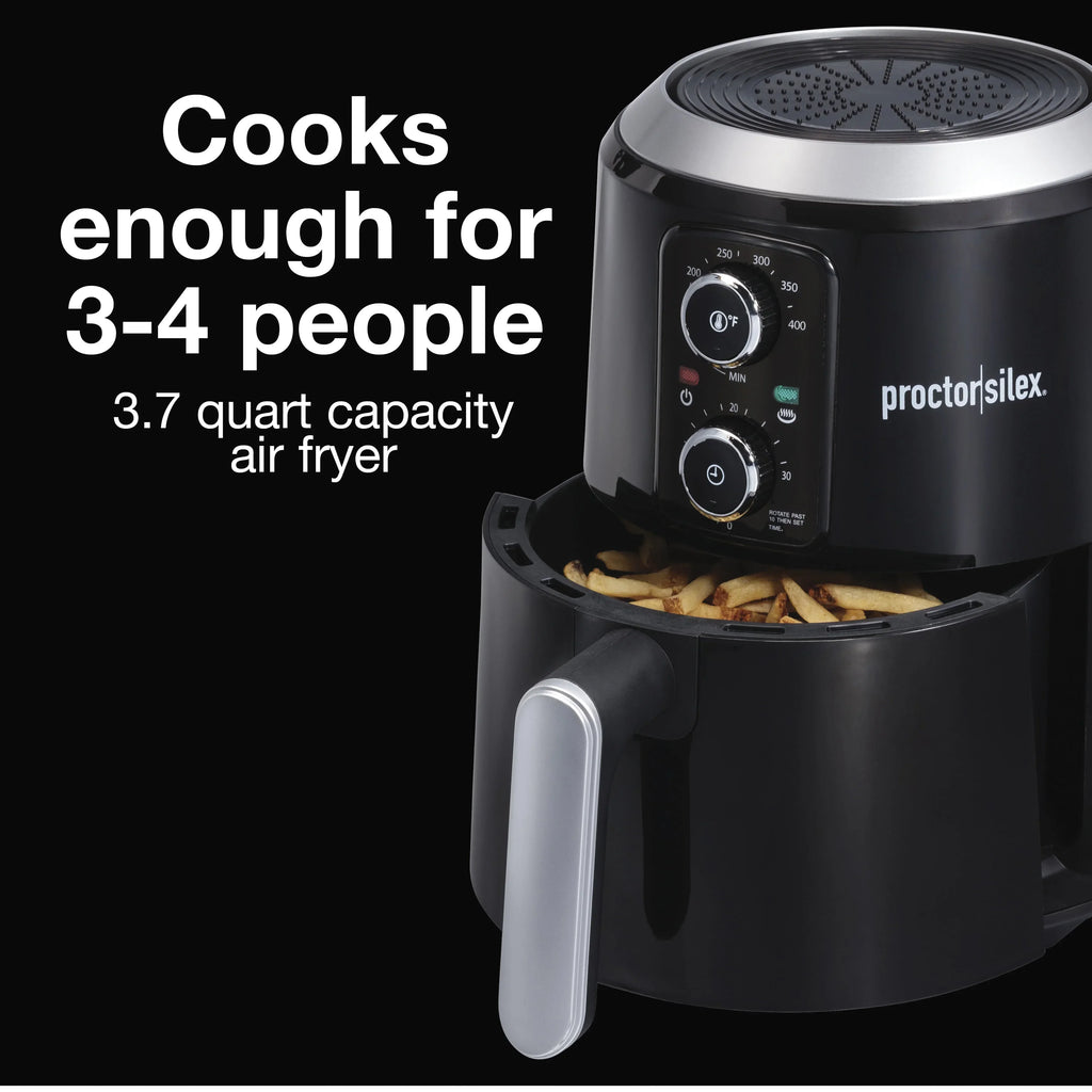 Proctor Silex Air Fryer, 3.7 Quart Capacity, Black - 35056