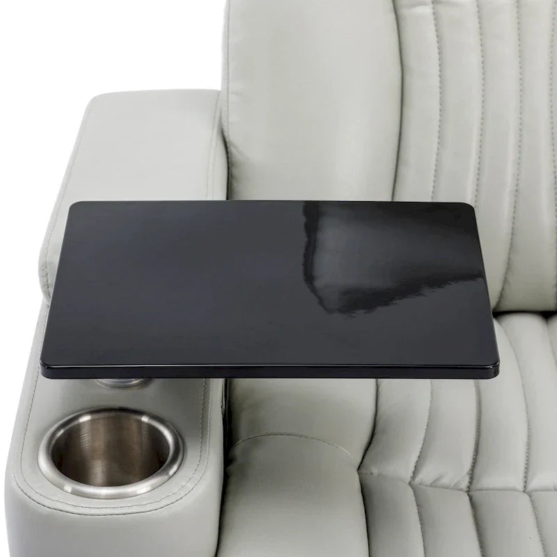 Power Home Theater Recliner Chair, 34.6 D x 38.2 W x 41.4 H, 110-160 Recline, 270 Swivel