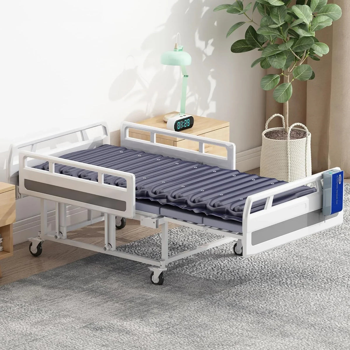 Alternating Air Pressure Mattress With Micro-Ventilation Holes And Electric Quiet Pump System