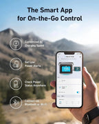 Anker SOLIX C1000 Portable Power Station With 200W Solar Panel, 1800W, 1056Wh LFP Battery, 6 AC Outlets - B17611A3