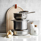 All-Clad d3 Curated 2.5-Quart Saucier With Lid - d3 Curated