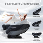 Costway Zero Gravity SL Track Full Body Massage Chair With Waist Heating