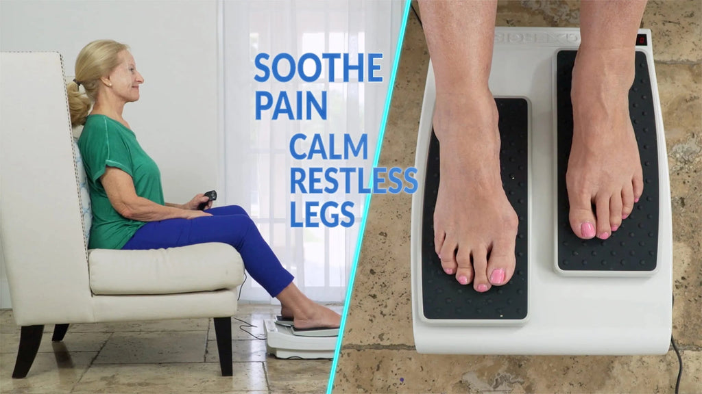 Leg Exercise Machine With 2-Speed Wireless Remote Control