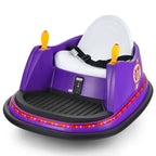 12V Toddler Battery Powered Bumper Car With Dual Joysticks And 360 Degree Spin