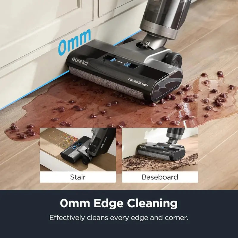 EUREKA Cordless Wet/Dry Vacuum Mop Hybrid Cleaner, 770ml - NEW430BL