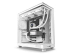 NZXT H6 Flow Compact Dual-Chamber Mid-Tower Airflow Case, White - CC-H61FW-01