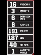 Craftsman 450-Piece Mechanics Set - Ratchet Socket Hand Wrench