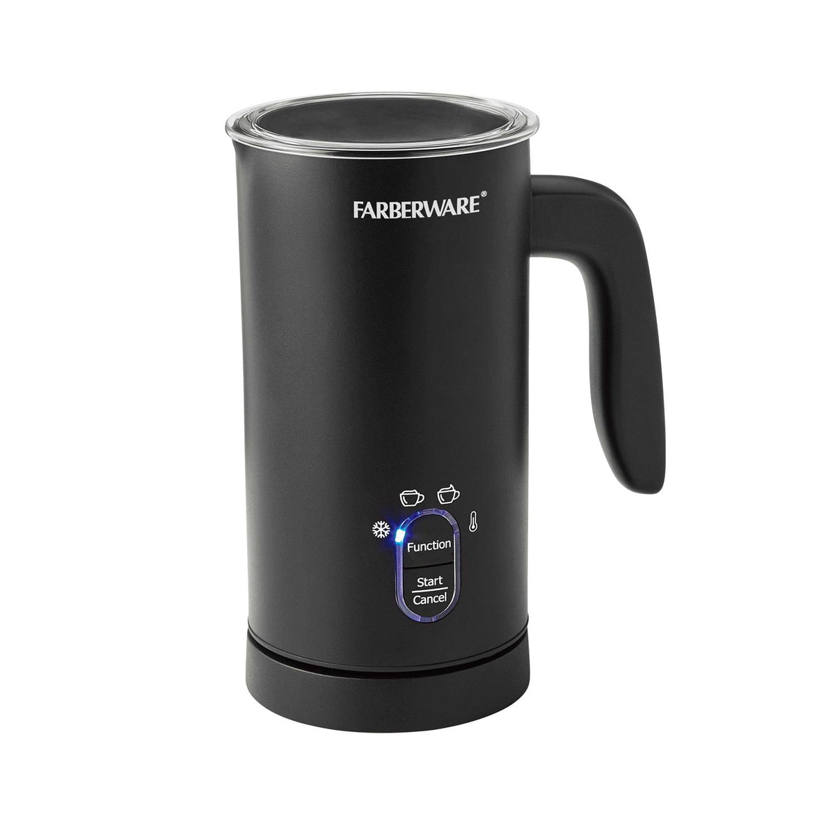 Farberware Electric Milk Frother 10 oz 4-in-1 Automatic Foam Maker