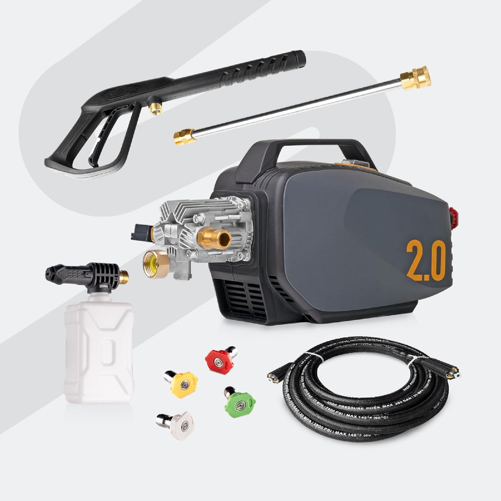 Active Electric Pressure Washer, 2.0 GPM, 1800 Peak PSI - 2.0