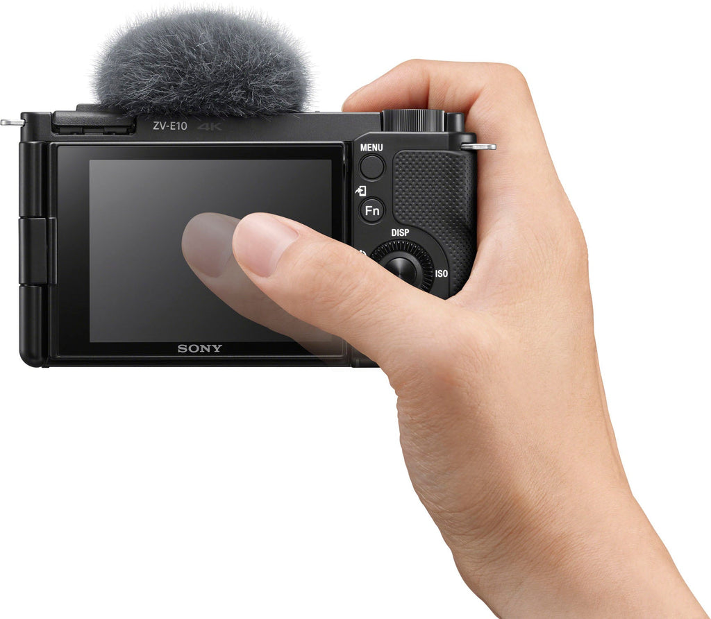 Sony Mirrorless Vlog Camera Body Only Black - Alpha ZV-E10