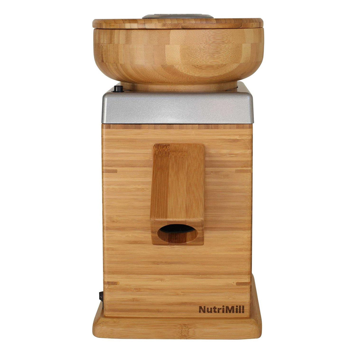 NutriMill Harvest Grain Mill With Bamboo Cabinet - Harvest