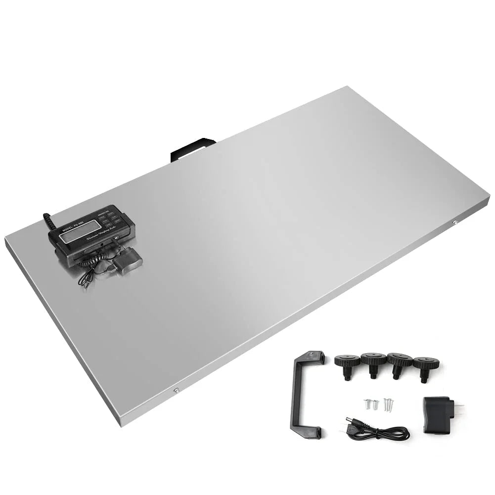 Digital Livestock Scale 1100 Lbs x 0.2 Lbs Stainless Steel Platform