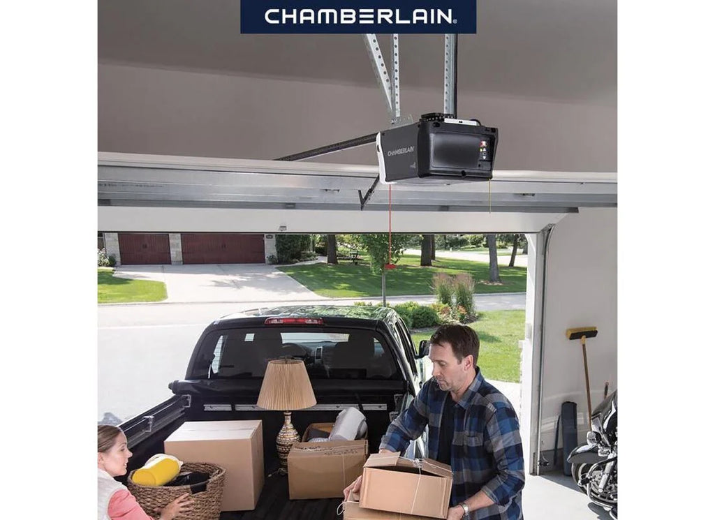 Chamberlain 0.5 HP Chain Drive Smart Garage Door Opener With 7 ft Rail - C2212T