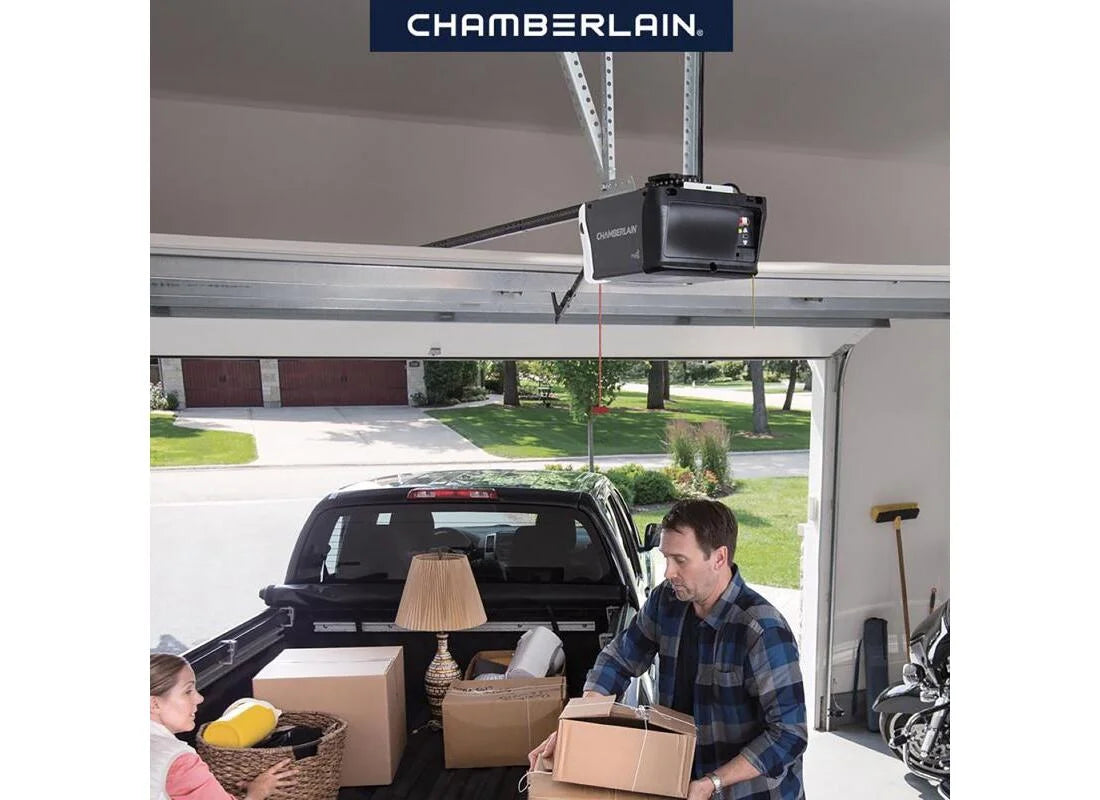 Chamberlain 0.5 HP Chain Drive Smart Garage Door Opener With 7 ft Rail - C2212T