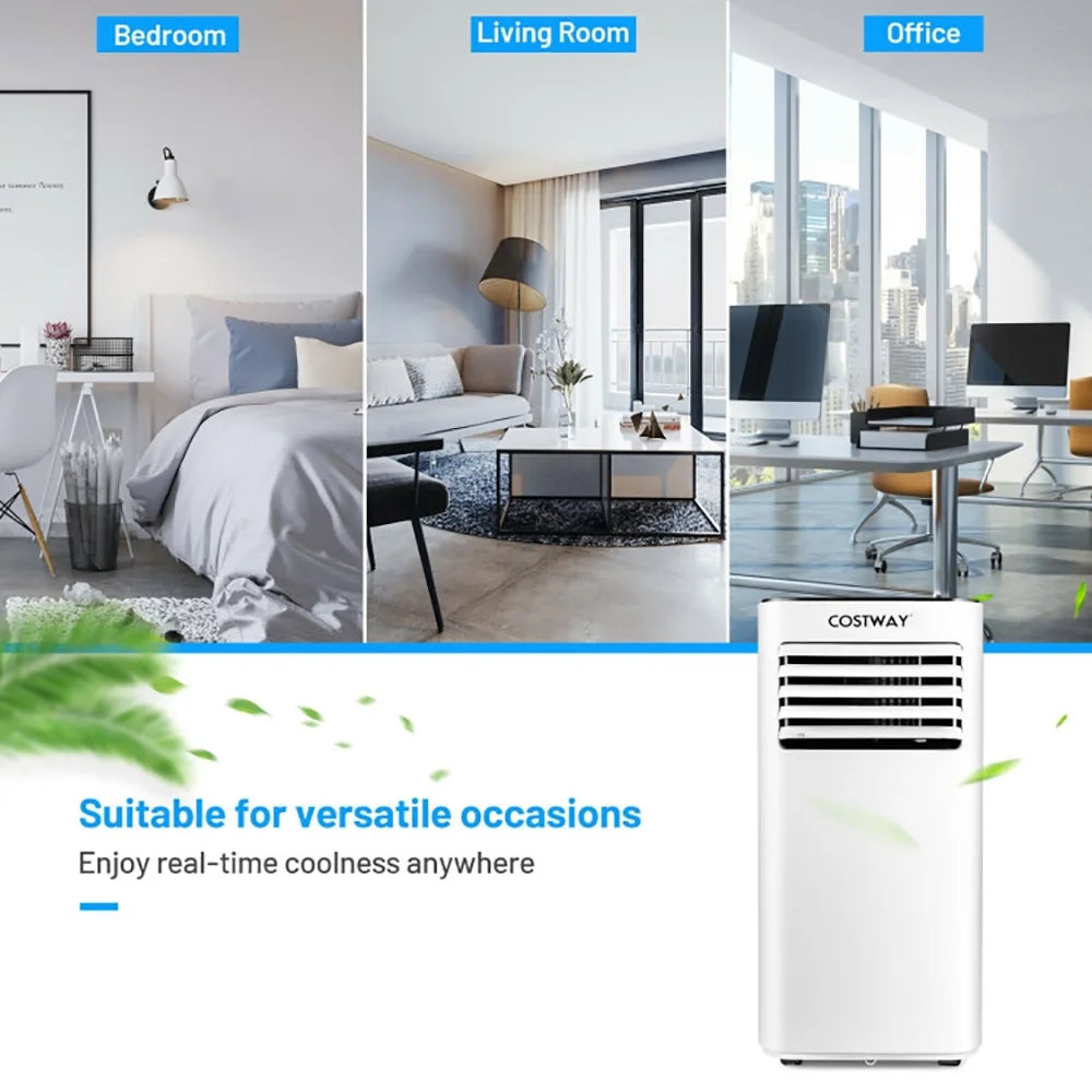 Yardi Yard Portable Air Conditioner 10000 BTU, White, Cools Up To 350 Sq. Ft.