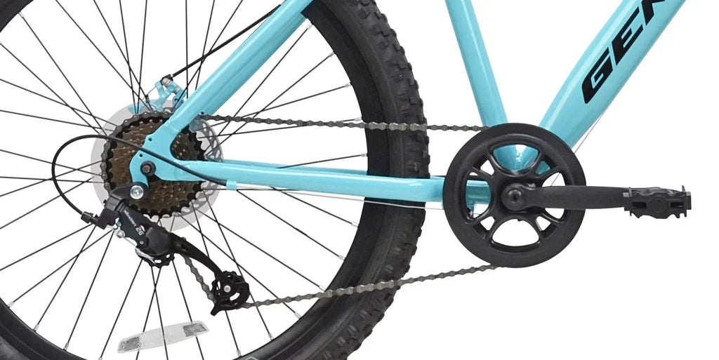 Genesis Vallaro Women's Aluminum Mountain Bike, 26-inch, Light Blue