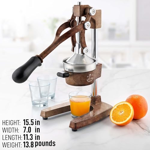 Zulay Kitchen Manual Citrus Juicer With 5-Inch Bowl