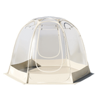 TABU Pop Up Bubble Sports Tent, Clear, 10 x 10 ft, 6-7 People