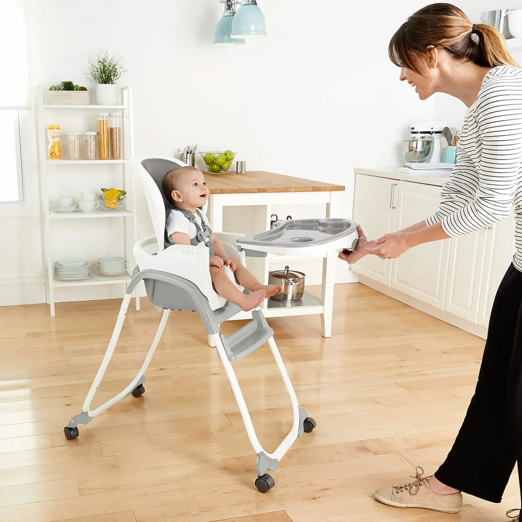 Ingenuity SmartClean Trio Elite 3-in-1 Convertible High Chair, Toddler Chair, And Booster Seat - Slate