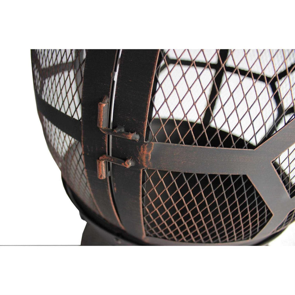 Better Homes and Gardens Wood-Burning Cast Iron Chiminea, Bronze