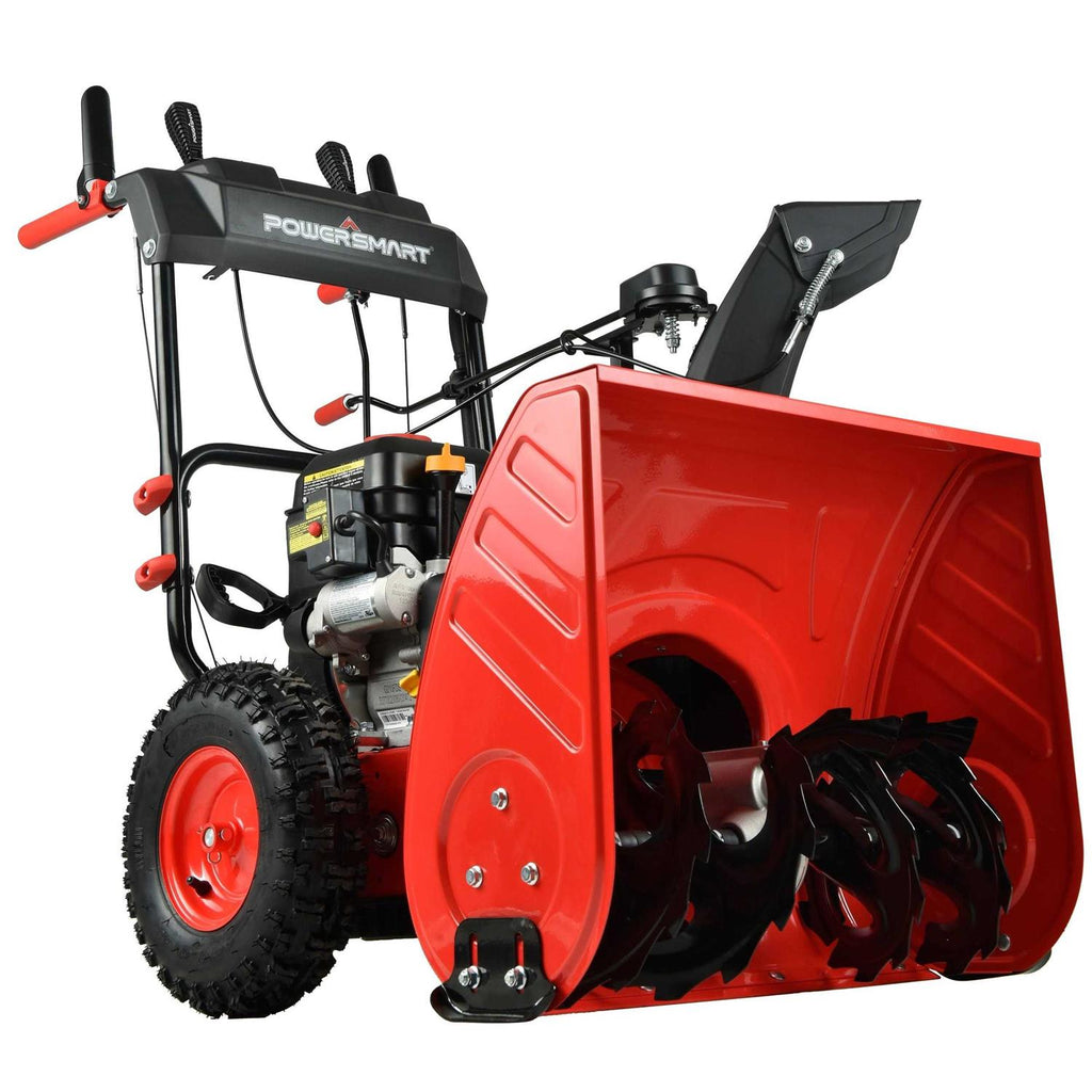 Powersmart 24 in. 212cc 2-Stage Electric Start Gas Snow Blower - pssw24