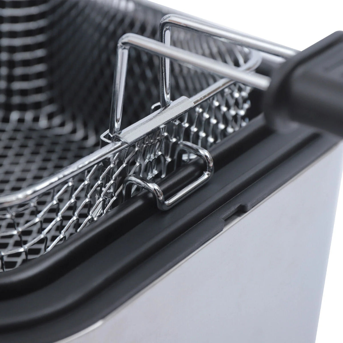 DENEST Stainless Steel Electric Deep Fryer With Basket, 1KW, 2.5L