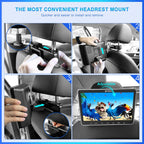 Pumpkin 10.1in Dual Headrest Car DVD Players With Headphones, 2 Mount Brackets, HDMI Input, Region Free And Last Memory