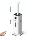 16L 4.2Gal Cool Mist Tower Top Fill Humidifier With Essential Oil Tray, Remote And 360 Nozzle - White