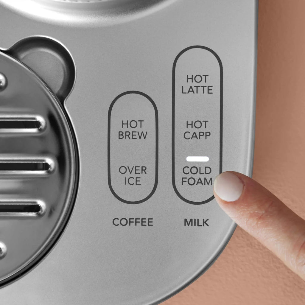 Mr. Coffee Single-Serve Latte Lux Coffee Maker With Milk Frother, 4-in-1, 22 oz Reusable Tumbler