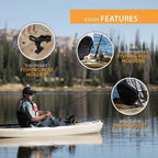 Lifetime Tamarack Angler 100 Fishing Kayak 2 Pack With Paddles - 90806