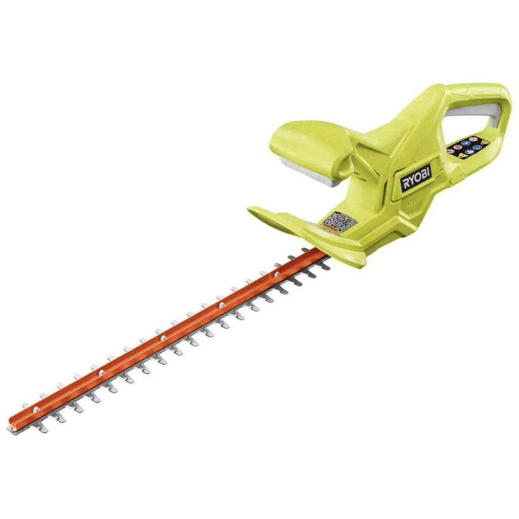 RYOBI ONE+ 18V Lithium-Ion Cordless Hedge Trimmer, 18 in