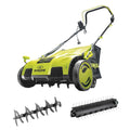 Sun Joe Electric Scarifier And Lawn Dethatcher With Collection Bag, 15-Inch
