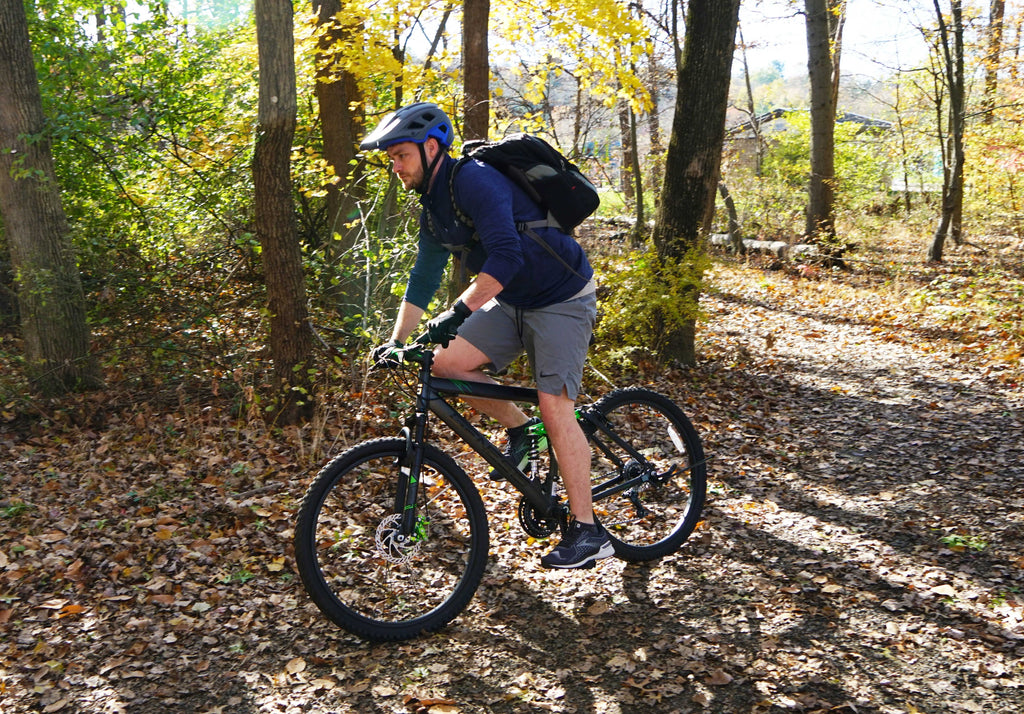 Genesis V2100 Men's Dual Suspension Mountain Bike, 26in, Slate Gray